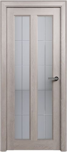 Межкомнатная дверь Status | модель 612 Белое Английская решётка