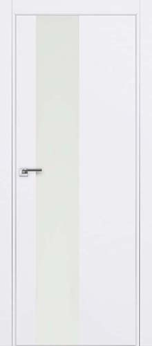 Межкомнатная дверь Profildoors 5E стекло Белый лак (матовая кромка)
