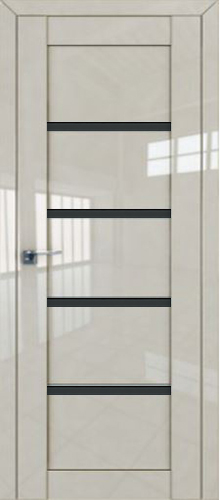Межкомнатная дверь Profildoors 2.09L Черный триплекс