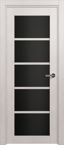 Межкомнатная дверь Статус | модель 122 Триплекс черный глянец