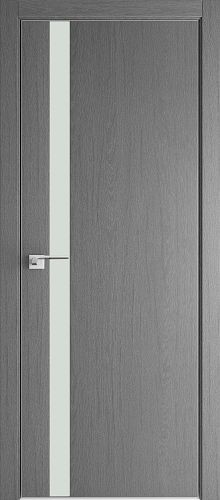 Межкомнатная дверь Profildoors | модель 6ZN стекло Белый лак (матовая кромка)