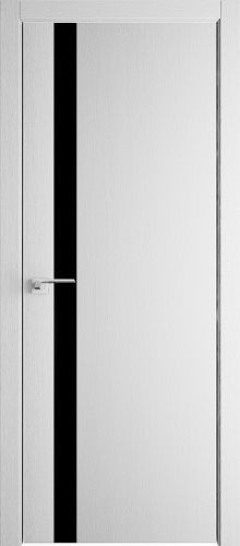 Межкомнатная дверь Profildoors | модель 6ZN стекло Черный лак (матовая кромка)