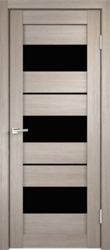 Межкомнатная дверь Velldoris | модель Duplex 12 PO Лакобель Черное
