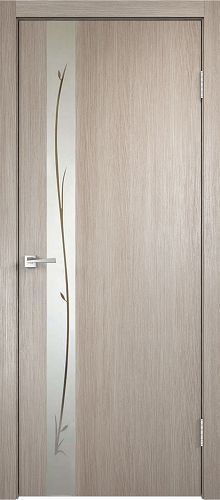 Межкомнатная дверь Velldoris | модель Smart Z1 PO Зеркало веточки серебро
