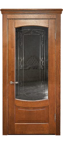 Межкомнатная дверь Alvero | модель Алина ПО 4 Black