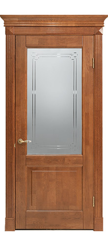 Межкомнатная дверь Alvero | модель Кантри ПО Silver