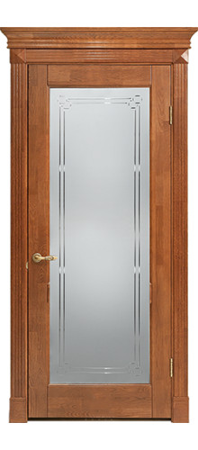 Межкомнатная дверь Alvero | модель Кантри ПО 2 Silver