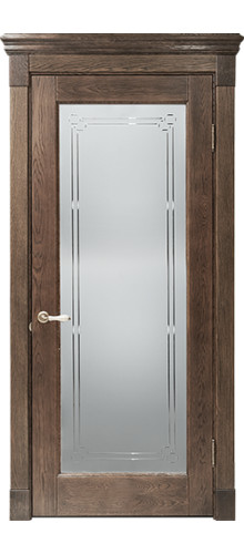 Межкомнатная дверь Alvero | модель Шале ПО 2 Silver