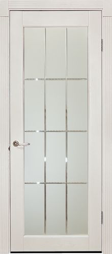 Межкомнатная дверь Alvero | модель Вероника ПО 3 Silver