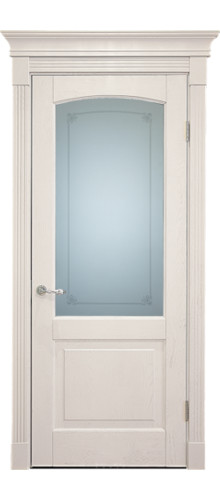 Межкомнатная дверь Alvero | модель Виктория ПО 3 Silver