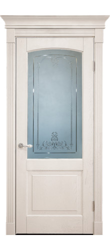 Межкомнатная дверь Alvero | модель Виктория ПО 4 Silver