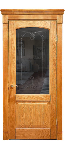 Межкомнатная дверь Alvero | модель Ника ПО 4 Black