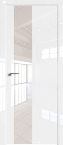 Межкомнатная дверь Profildoors | модель 5LK стекло Перламутровый лак (матовая кромка)