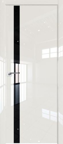Межкомнатная дверь Profildoors | модель 6LK стекло Черный лак (матовая кромка)