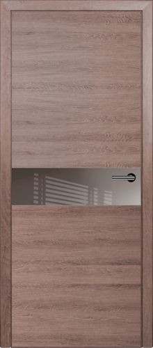 Межкомнатная дверь Status | модель 902 Горизонталь Лакобель капучино