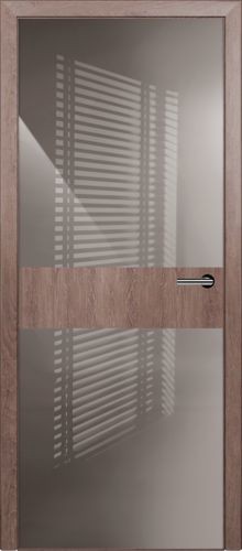 Межкомнатная дверь Status | модель 920 Вертикаль Лакобель капучино