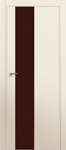 Межкомнатная дверь Profildoors | модель 5E стекло Коричневый лак (матовая кромка)