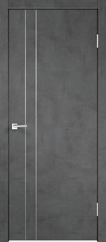 Межкомнатная дверь Velldoris Techno M2 PG (алюминиевая кромка)