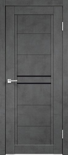 Межкомнатная дверь Velldoris | модель Next 2 PO Лакобель черное
