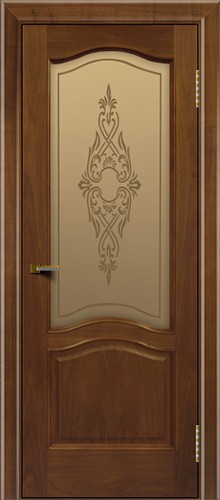 Межкомнатная дверь ЛайнДор | модель Пронто ДО Айрис Бронза