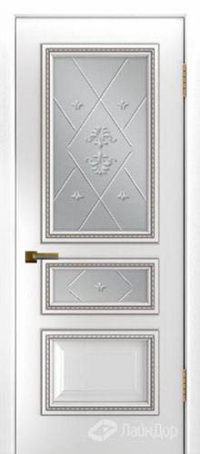 Межкомнатная дверь ЛайнДор | модель Агата-Д ДО Прима (Б006 патина серая)