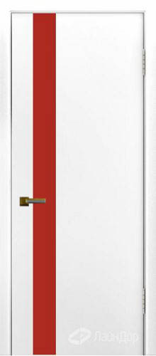 Межкомнатная дверь ЛайнДор Камелия К5 ДО Красный REF 1586