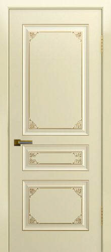 Межкомнатная дверь ЛайнДор Калина-Ф ДГ (патина золото)