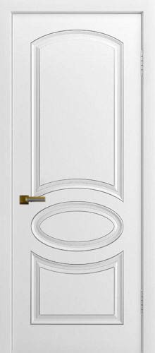 Межкомнатная дверь ЛайнДор | модель Оливия-Ф ДГ (патина серебро)