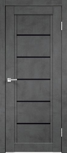 Межкомнатная дверь Velldoris | модель Next 1 PO Лакобель черное