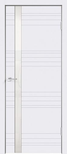 Межкомнатная дверь Velldoris | модель Scandi N Z1 Лакобель белое