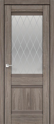 Межкомнатная дверь Velldoris | модель City 22 PO Ромб малый светлый