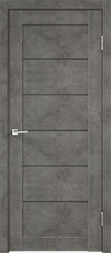 Межкомнатная дверь Velldoris | модель Loft 1 PO Мателюкс Графит