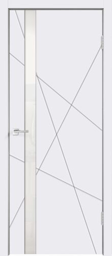 Межкомнатная дверь Velldoris | модель Scandi S Z1 Лакобель белое