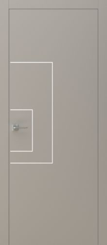 Межкомнатная дверь Фрамир Grafica 1 PG (стоун белый)
