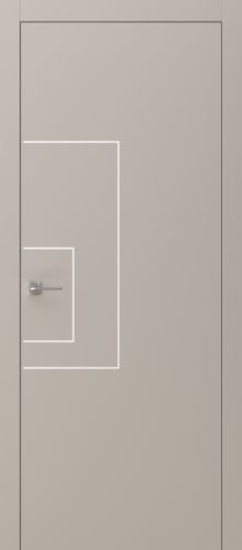 Межкомнатная дверь Фрамир | модель Grafica 1 PG (стоун белый)
