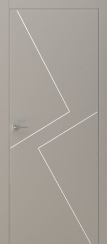 Межкомнатная дверь Фрамир Grafica 2 PG (стоун белый)