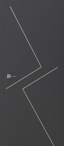 Межкомнатная дверь Фрамир | модель Grafica 2 PG (стоун серый)