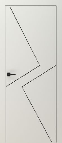 Межкомнатная дверь Фрамир Grafica 2 PG (стоун черный)