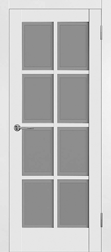 Межкомнатная дверь Turen Becker 101U ПО стекло мателюкс