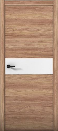 Межкомнатная дверь Aurum Doors | модель Pu 5 Abs вставка Аляска (кромка анодированная)