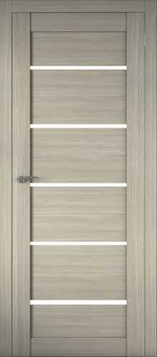 Межкомнатная дверь Aurum Doors | модель Si 1 стекло Белый лакобель