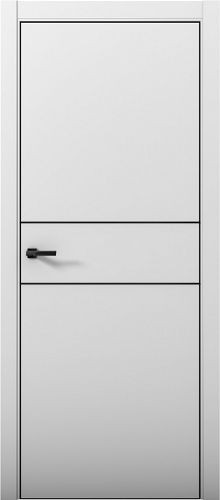 Межкомнатная дверь Aurum Doors | модель Pd 3 Al (кромка анодированная)