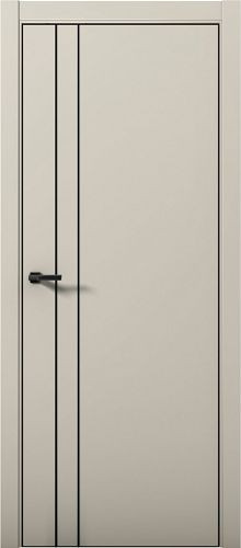 Межкомнатная дверь Aurum Doors | модель Pd 4 Al (кромка анодированная)