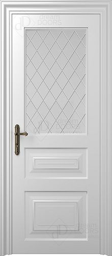 Межкомнатная дверь Dream Doors | модель IMP 6 Заливной витраж