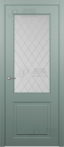 Межкомнатная дверь Dream Doors | модель AN4 Гравировка Ромб