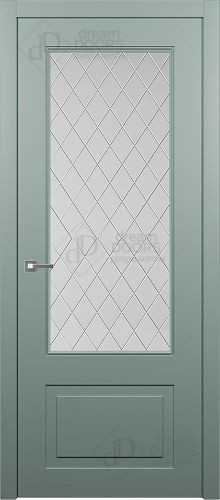 Межкомнатная дверь Dream Doors | модель AN6 Гравировка Ромб