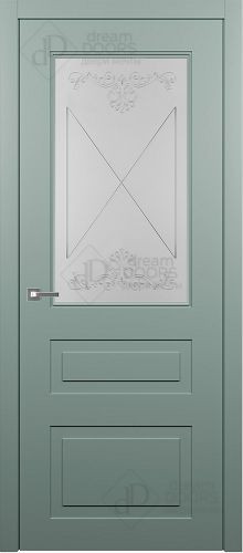 Межкомнатная дверь Dream Doors | модель AN8-2 Гравировка 112
