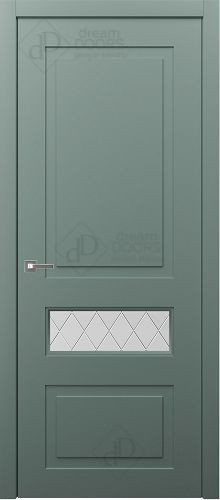 Межкомнатная дверь Dream Doors | модель AN8-3 Гравировка Ромб