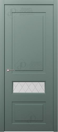 Межкомнатная дверь Dream Doors AN8-3 Гравировка Ромб