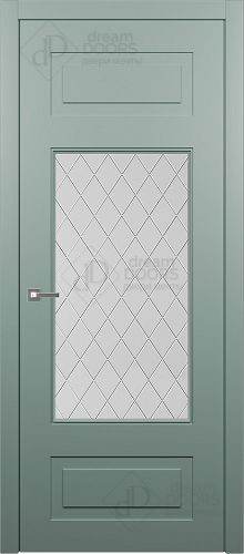 Межкомнатная дверь Dream Doors | модель AN12 Гравировка Ромб